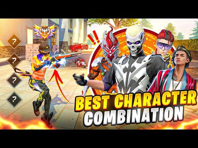 Top 3 Secret Best Character CombinationFree Fire BR Ranked & CS Ranked Combination FF Kairos Combo