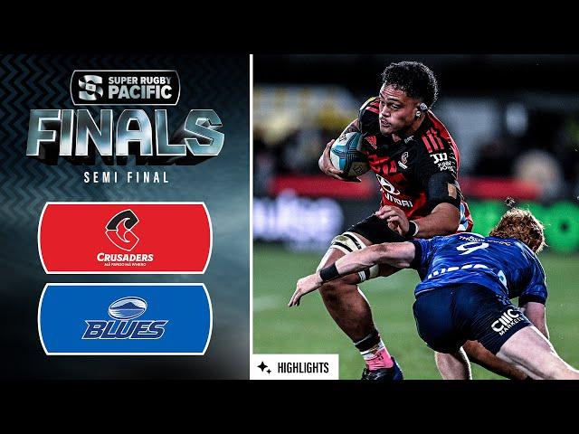 Super Rugby Pacific 2023 | Crusaders v Blues | Semi Final Highlights