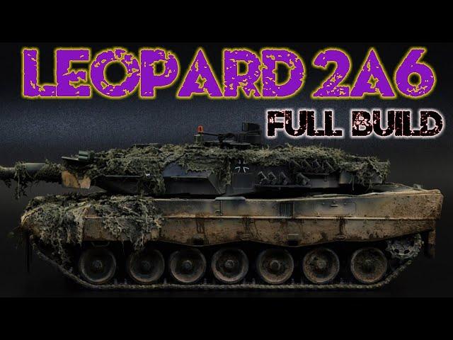 LEOPARD 2A6 - full build, step by step, BORDER BT002