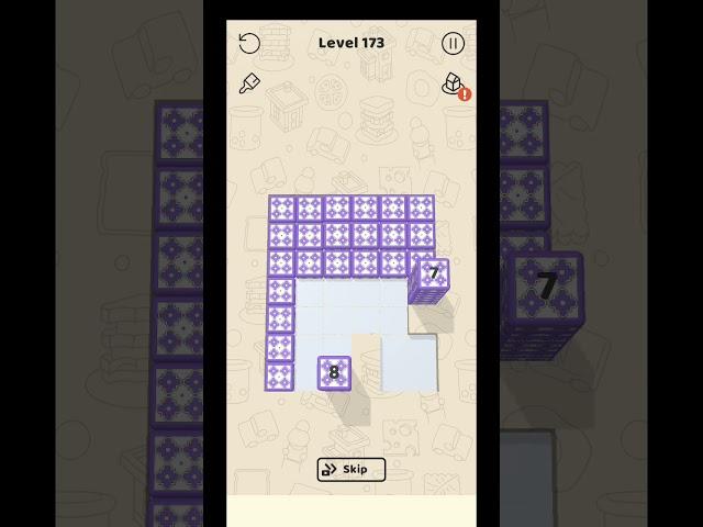 Stack Blocks 3D Level 173 Walkthrough