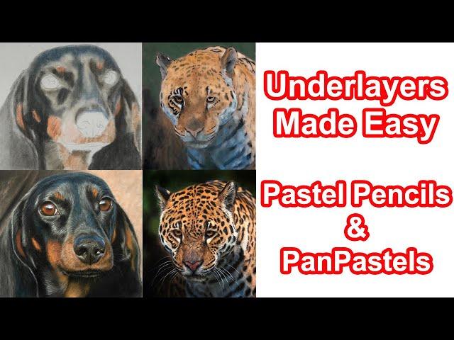 Pastel Pencil + Underlayers PanPastel  Made Easy - Beginner Pastel Lesson - Jason Morgan