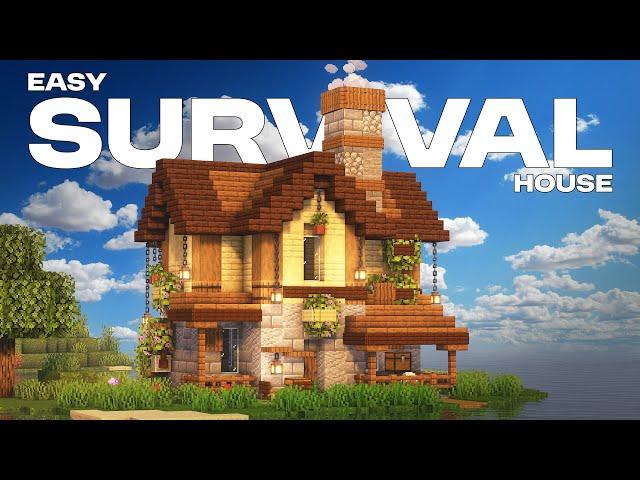 Minecraft Easy Starter Survival Base ️ [Tutorial].