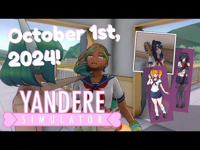 October 1st, 2024 - New Artwork, Dialogue, and More! | Yandere Simulator