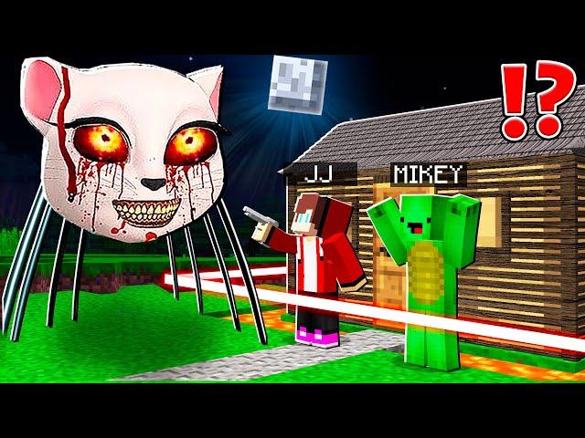 Talking ANGELA Head Eater vs SUPER Secure Mikey and JJ House at 3am ! - in Minecraft Maizen