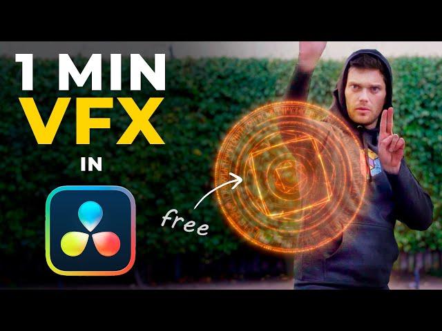 How to use Free VFX in DaVinci Resolve (Beginner Video)