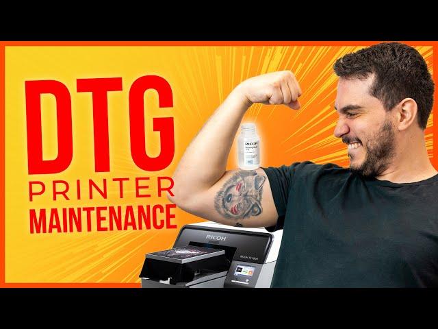 Get the MOST Out of Your DTG Printer with These Easy Maintenance Tips