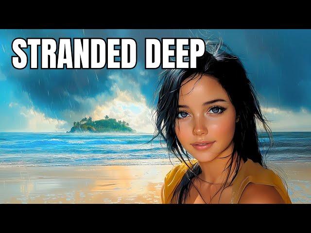 Raft Lost and now Time to Build a RAFT,  Island Survival in Stranded Deep (Never Played BEFORE) | 2