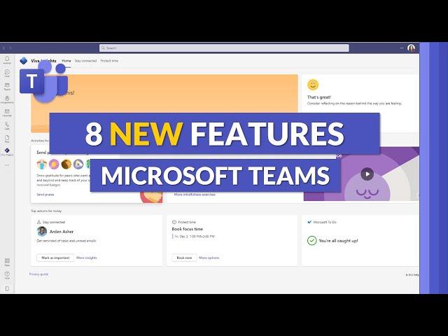 Top 8 NEW features in Microsoft Teams 2021 // Q&A app, Search, Viva & more