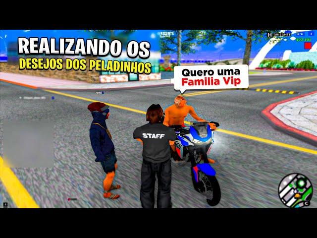 UM DIA REALIZANDO OS DESEJOS DOS PELADINHOS - GTA SAMP MOBILE/PC