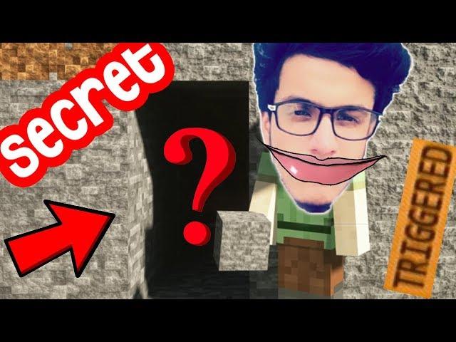 TRIGGERED INSAAN finds my SECRET houses in Minecraft