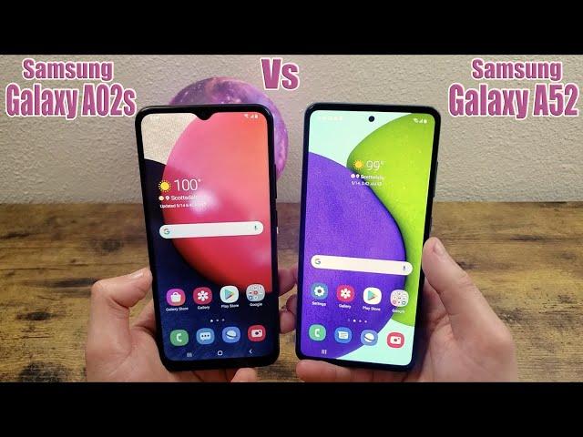 Samsung Galaxy A02s vs Samsung Galaxy A52 - Who Will Win?