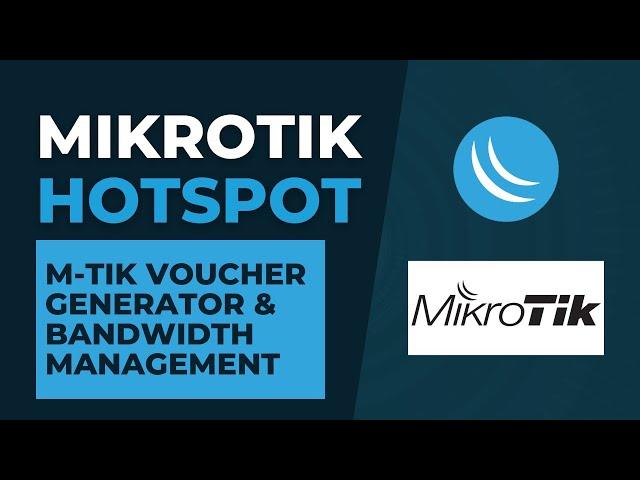 Mikrotik Hotspot - M-Tik Voucher Generator & Bandwidth Management | Mikrotik Configuration Tutorial