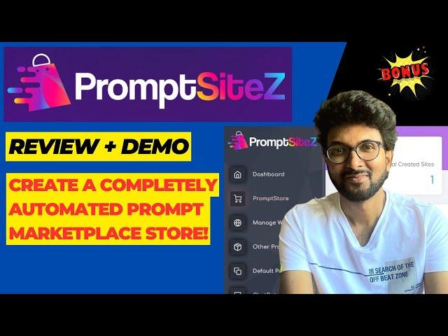 PromptSiteZ Review + Demo – Create A Completely Automated Prompt Marketplace Store!