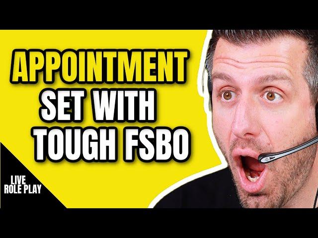 Listing Appointment Set With TOUGH FSBO! (The BEST FSBO Script)