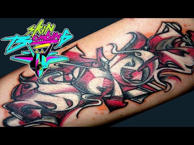 Skin Bombing "Does Inspired" Tattoo By Blast Master Black Magic E2