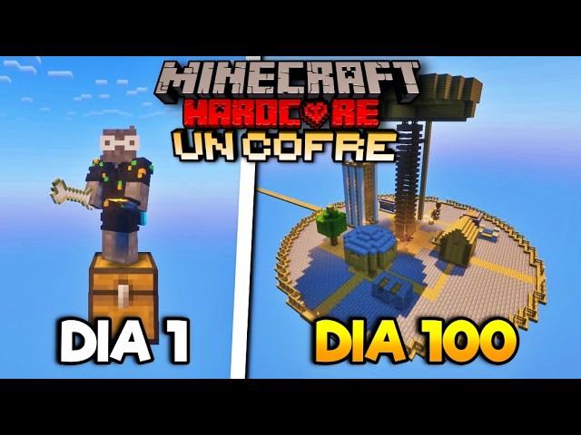 SOBREVIVÍ 100 Días en UN SOLO COFRE en Minecraft HARDCORE