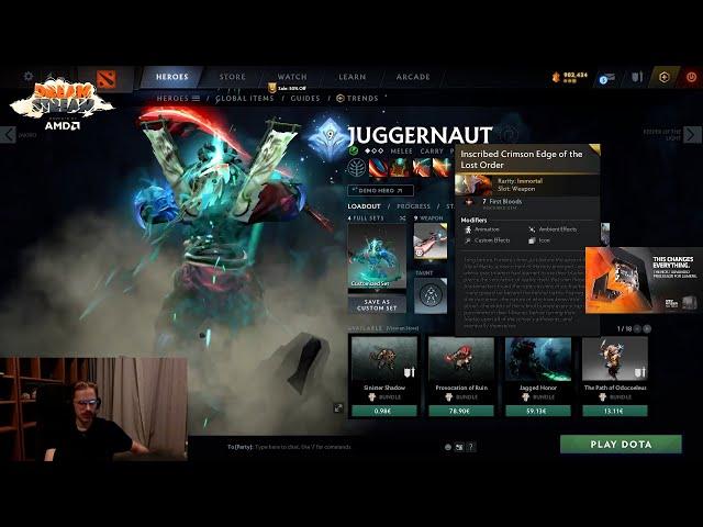 Topson shows his Most Expensive Dota 2 item