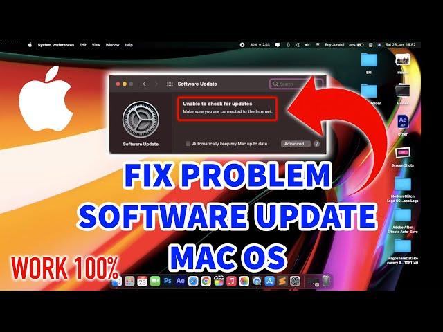 How to Fix Unable to Check for Updates Make sure you are connected to the Internet Mac OS