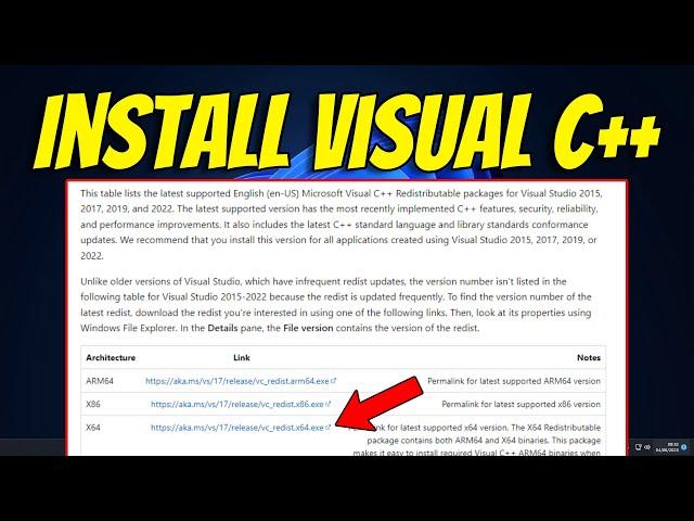 How to Download & Install Visual C++ in Windows 11 (2023 Latest Version)