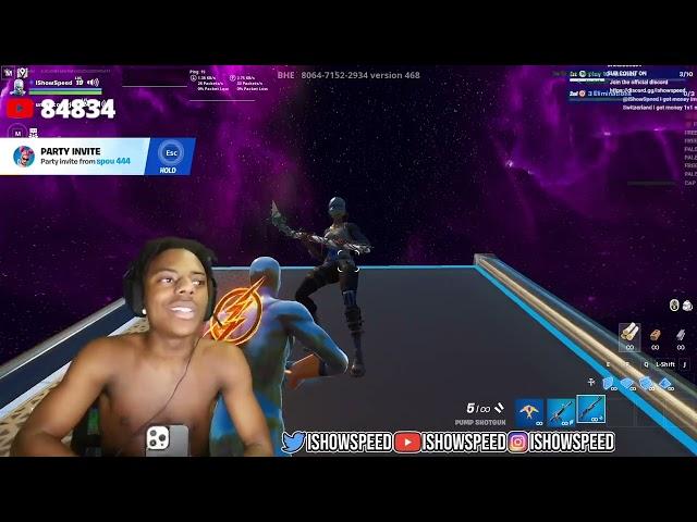 IShowSpeed GETS SCAMMED in FORTNITE 1V1 WAGERS