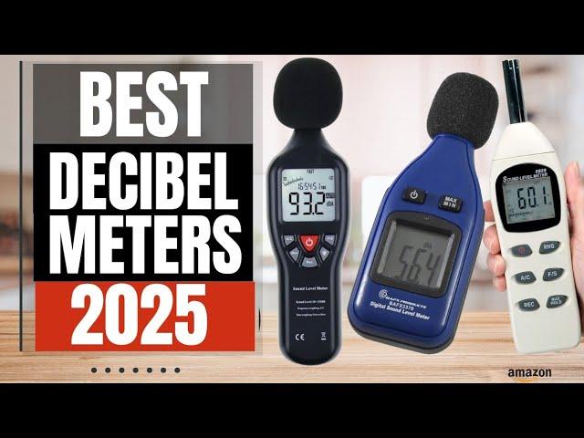  TOP 5 Best Decibel Meters 2025 | Professional Sound Level Meter | Amazon Must Haves