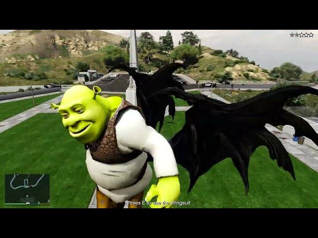 Shrek with Demon powers (GTA 5)