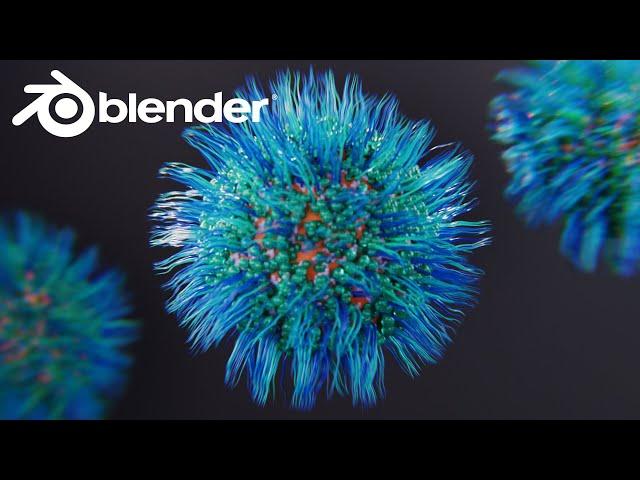 Blender Tutorial: Sci-Fi Virus | Beginners EASY