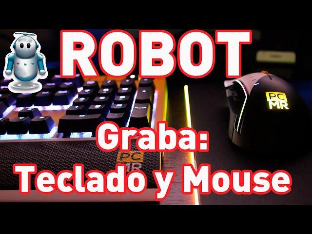 Robot Juega y Trabaja en la PC MACRO RECORDER Graba lo que haces en Pantalla MOUSE Y TECLADO Bot