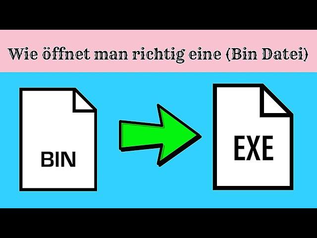 Wie öffnet man richtig eine (Bin Datei) am Computer