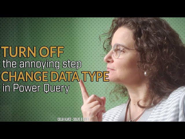 How to disable automatic detection of Data Types in Power query in Excel