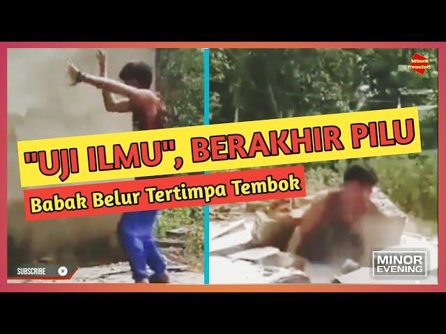 TRAGIS..!!! ABG Tertimpa Tembok | 'Uji Ilmu" Berakhir Pilu