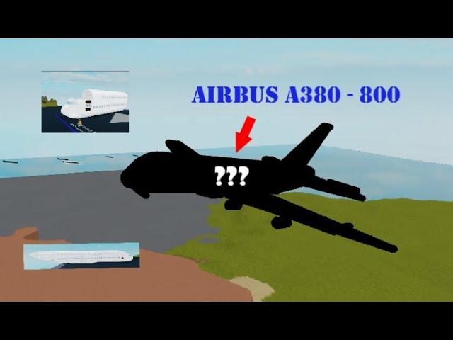 Airbus A380 most realisting and better on (Plane Crazy} Roblox