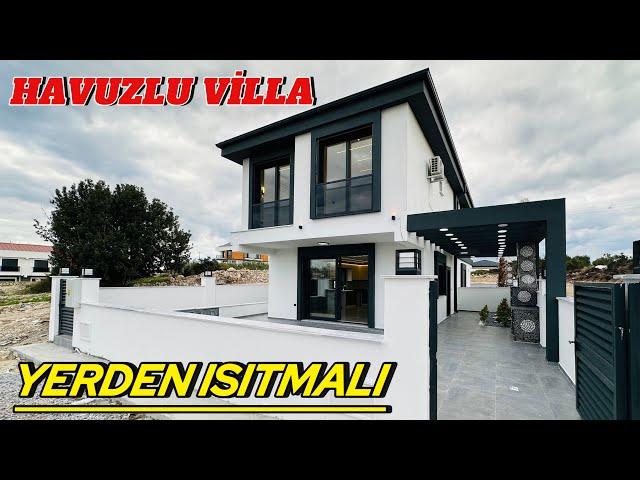 Didimde Yerden Isıtmalı Müstakil Havuzlu 3+1 Ebeveyn Banyolu Dubleks Villa / No:208