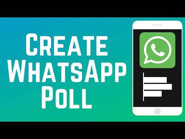 How to Create a Poll on WhatsApp in 2025