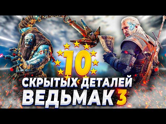 10 СКРЫТЫХ деталей Ведьмак 3