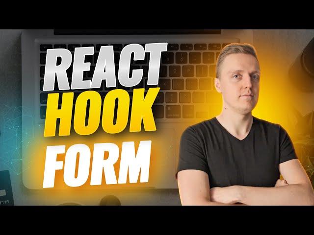 React Hook Form Crash Course - Speed Up Writing React Form