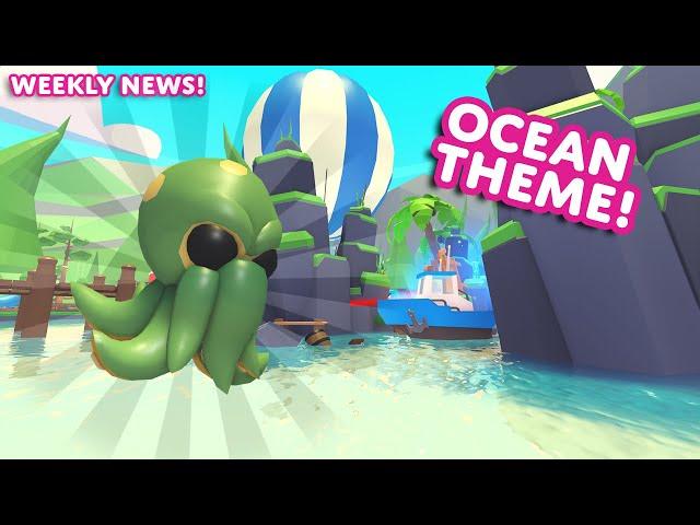 🪙Steal CRANKY'S TREASURE In The Ocean Theme Update! Last Week of Galactic! Adopt Me! Weekly News!