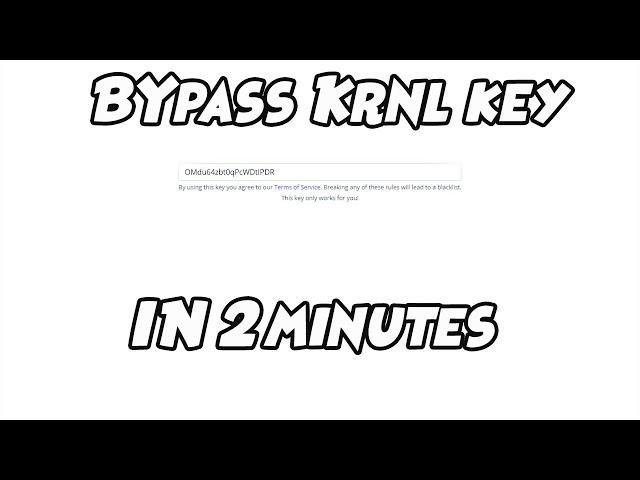 Bypass Krnl Key in just 2 Minutes