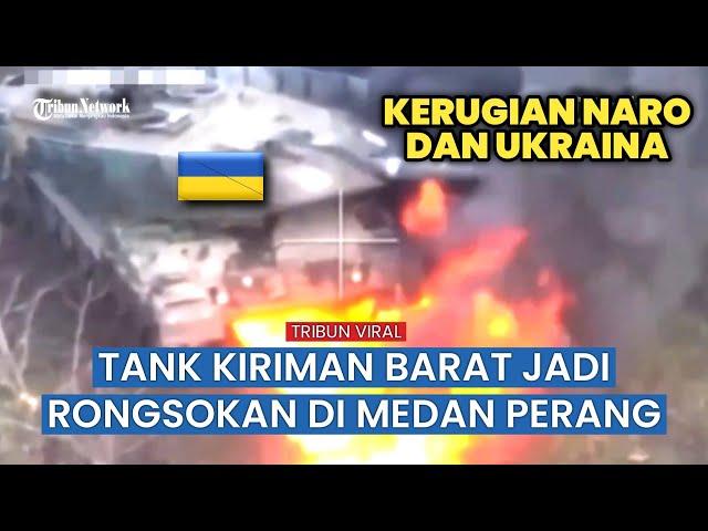 Begini Kerja Tempur Tank Rusia Gempur Kendaraan Militer dan Posisi Pasukan Ukraina