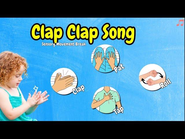 Movement Break from Seat l Play Along Rhythm Game l Body Percussion Percusión Corporal ‘Clap Clap’