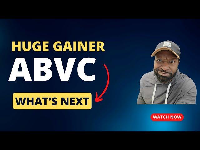 @TwoStocksFromHell ABVC- Big Gainer/Evaluation of What Happened and What Could Be Next