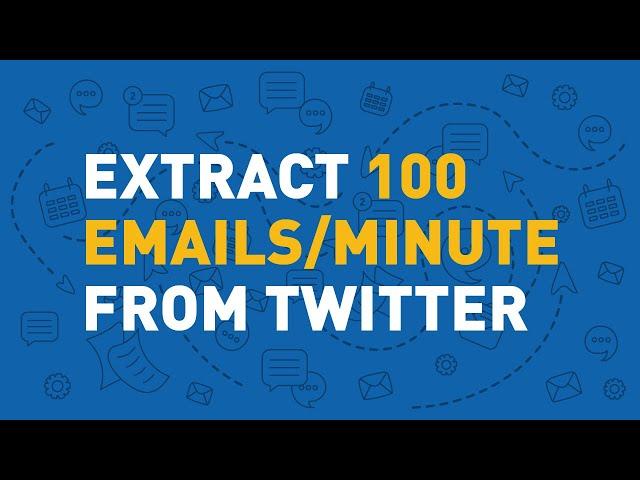 EXTRACT EMAILS FROM TWITTER for lead generation  Atomic email extractor software