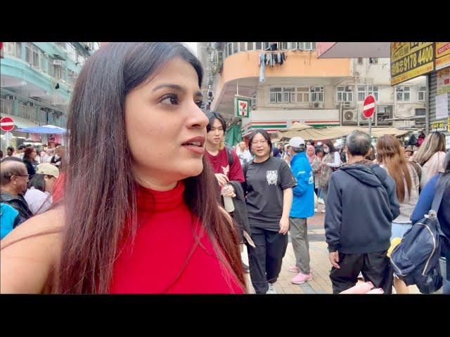 HONGKONG VLOG PT 2 | Famous Markets of Hongkong Ladies Market, Sham Shui Po | Tram Victoria Peak