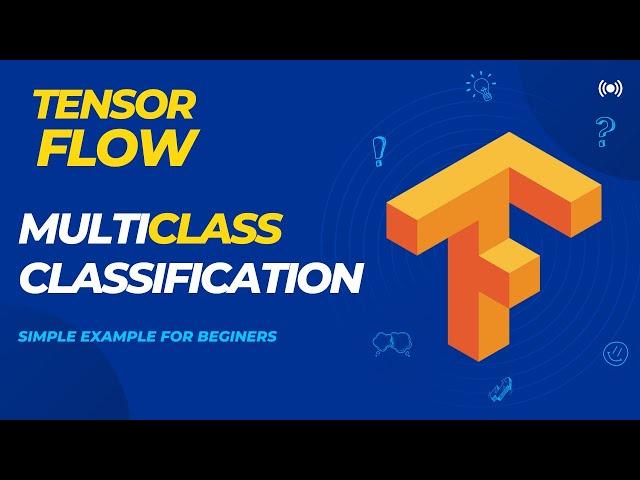 Multiclass classification with TensorFlow - simple example