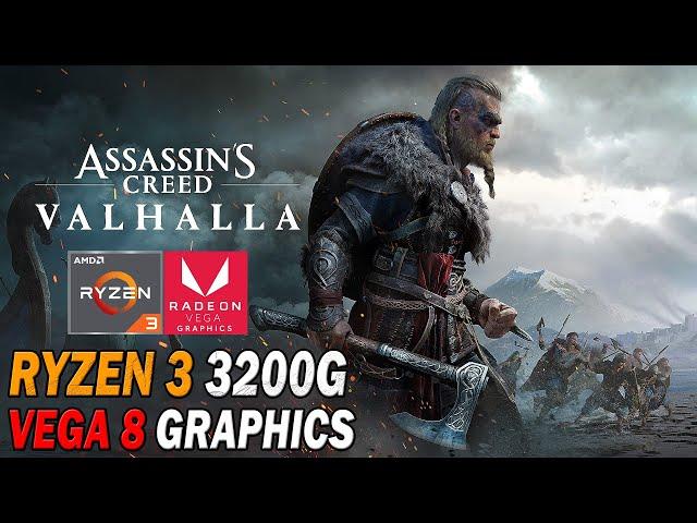 Assassin's Creed VALHALLA | RYZEN 3 3200G | VEGA 8 GRAPHICS | Gameplay Test