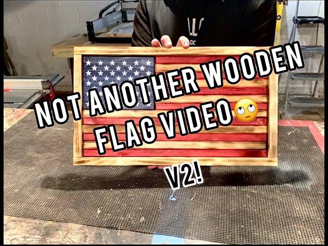 Not Another Wooden Flag Video (v2!) | How To Make A Mini Rustic Wooden Flag  Out Of Scrap Wood