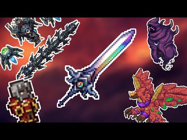 Calamity all bosses vs Elemental Excalibur