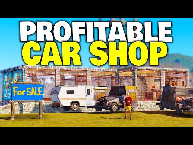 I Built a Car Shop Business on the Biggest Server as a Solo - Rust