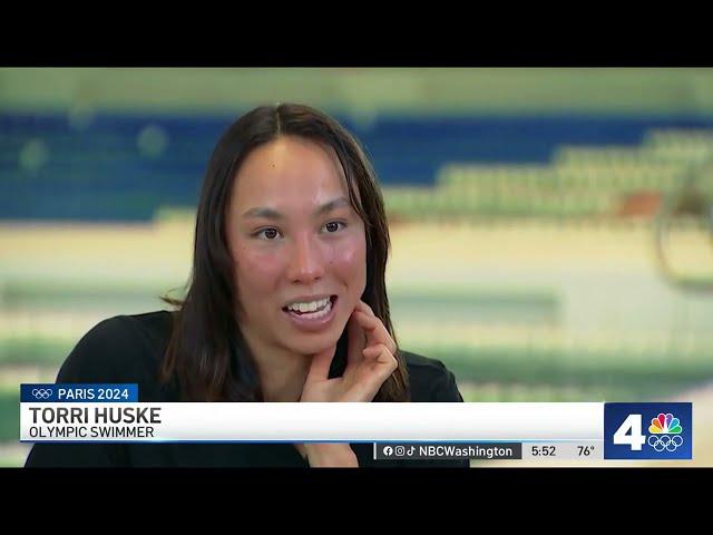 Arlington's Torri Huske has sight set on Paris Olympics | NBC4 Washington