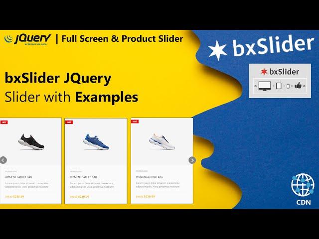 How to use bxSlider for your Website in 2024 | Thumbnail Slider | JQuery bxSlider in Hindi / Urdu